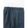 imageFloerns Boys Casual Elastic Waist Tapered Trousers Long Corduroy PantsBlue