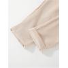imageFloerns Boys Casual Elastic Waist Tapered Trousers Long Corduroy PantsKhaki
