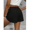 imageFloerns Girls 2 in 1 Workout Running Athletic Tennis Butterfly Flowy ShortsBlack