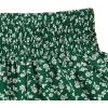 imageFloerns Girls Elastic Waist Wide Leg Loose Fit Floral Print Paperbag ShortsGreen