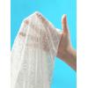 imageFloerns Girls Ruffle Trim V Neck Short Sleeve Swimwear Beachwear Cover UpWhite C