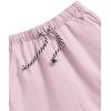 imageFloerns Boys Drawstring Letter Print Bermuda Type Straight Leg Casual ShortPink