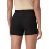 imageFloerns Girls Dance Shorts Breathable Rib Knit Sporty Running Biker ShortsA Black