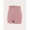 imageFloerns Girls Dance Shorts Breathable Rib Knit Sporty Running Biker ShortsDusty Pink