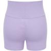 imageFloerns Girls Dance Shorts Breathable Rib Knit Sporty Running Biker ShortsLilac Purple