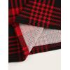 imageFloerns Womens Plaid Print Mini Cami Bodycon DressRed R