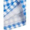 imageFloerns Womens Plaid Print Mini Cami Bodycon DressRoyal Blue