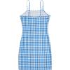 imageFloerns Womens Plaid Print Mini Cami Bodycon DressRoyal Blue