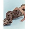 imageFloerns Womens Solid Strapless Sleeveless Bandeau Tube Top Bodycon Maxi DressBrown Leopard