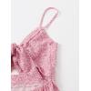 imageFloerns Womens Boho Floral Print Twist Front Cami A Line Mini DressDusty Pink Floral