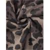 imageFloerns Womens Spaghetti Strap Cowl Neck Long Slip Satin Silk Midi DressBlack Leopard