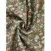 imageFloerns Girls Boho Floral Cold Shoulder Short Sleeve Ruffle Hem A Line DressGreen