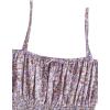 imageFloerns Girls Boho Floral Cold Shoulder Short Sleeve Ruffle Hem A Line DressMauve Purple