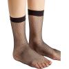 imageFloerns Womens 34 Pairs Hollow Out Solid Fishnet SocksBlack