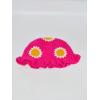 imageFloerns Womens Crochet Cherry Pattern Knit Casual Bucket HatPink