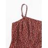 imageFloerns Womens Ditsy Floral High Waist Cami Short A Line DressRed and White