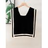 imageFloerns Womens Fake Collar Dickey Collar Detachable Blouse False Collar TopBlack and White
