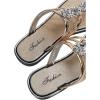 imageFloerns Womens Flat Sandals Flip Flop Sandals Summer Slip on Dressy Thong SandalGold