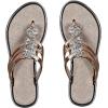 imageFloerns Womens Flat Sandals Flip Flop Sandals Summer Slip on Dressy Thong SandalGold