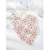 imageFloerns Womens Accessories Floral Hair Scarf Crochet Kerchief Vintage HeadbandsPink