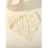 imageFloerns Womens Accessories Floral Hair Scarf Crochet Kerchief Vintage HeadbandsYellow