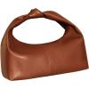 imageFloerns Womens Boho Mini Handbag Purse Dumpling Bag Pouch PU Leather HandbagsBrown