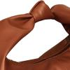 imageFloerns Womens Boho Mini Handbag Purse Dumpling Bag Pouch PU Leather HandbagsBrown