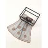 imageFloerns Womens Flower Embroidery Hair Scarf Headband Sheer Lace Hair BandanaBlack Coffee Brown