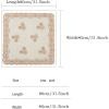 imageFloerns Womens Flower Embroidery Hair Scarf Headband Sheer Lace Hair BandanaBlack Dull