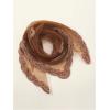 imageFloerns Womens Flower Embroidery Hair Scarf Headband Sheer Lace Hair BandanaCoffee Brown