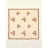 imageFloerns Womens Flower Embroidery Hair Scarf Headband Sheer Lace Hair BandanaKhaki