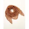 imageFloerns Womens Flower Embroidery Hair Scarf Headband Sheer Lace Hair BandanaLight Brown
