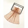 imageFloerns Womens Flower Embroidery Hair Scarf Headband Sheer Lace Hair BandanaLight Brown