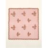 imageFloerns Womens Flower Embroidery Hair Scarf Headband Sheer Lace Hair BandanaMaroon
