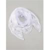 imageFloerns Womens Flower Embroidery Hair Scarf Headband Sheer Lace Hair BandanaWhite