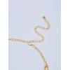 imageFloerns Womens Metal Waist Chain Belts Star Moon Body Chain for Dress without UnderwearGold