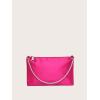imageFloerns Womens Rhinestone Satin Square Bag Evening Bag for Prom PartyHot Pink