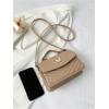 imageFloerns Womens Small Crossbody Bag Butterfly Leather Cute Clutch Purse Shoulder BagKhaki