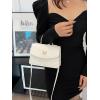 imageFloerns Womens Small Crossbody Bag Butterfly Leather Cute Clutch Purse Shoulder BagWhite