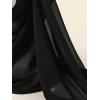 imageFloerns Womens Solid Color Lightweight Breathable Scarves Shawl Wrap Soft ScarfBlack