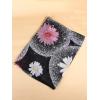 imageFloerns Womens Solid Color Lightweight Breathable Scarves Shawl Wrap Soft ScarfBlack Pink Floral