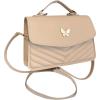 imageFloerns Womens Small Crossbody Bag Butterfly Leather Cute Clutch Purse Shoulder BagKhaki
