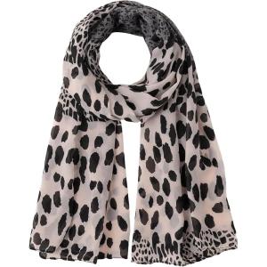 imageFloerns Womens Solid Color Lightweight Breathable Scarves Shawl Wrap Soft ScarfBlack Grey Multi