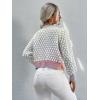 imageFloerns Womens Ombre Marled Knitwear Long Sleeve Button Front CardiganMulticolor