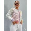 imageFloerns Womens Ombre Marled Knitwear Long Sleeve Button Front CardiganMulticolor