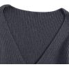 imageFloerns Womens Tie Front Long Sleeve Rib Knit Shrug Sweaters Cardigan Crop TopDark Grey