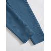 imageFloerns Womens Tie Front Long Sleeve Rib Knit Shrug Sweaters Cardigan Crop TopDusty Blue