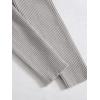 imageFloerns Womens Tie Front Long Sleeve Rib Knit Shrug Sweaters Cardigan Crop TopLight Grey