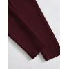 imageFloerns Womens Tie Front Long Sleeve Rib Knit Shrug Sweaters Cardigan Crop TopMaroon