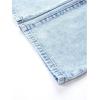 imageFloerns Girls Y2k Bowknot Print Elastic Waist Jeans Wide Leg Cute Denim PantsLight Wash Butterfly